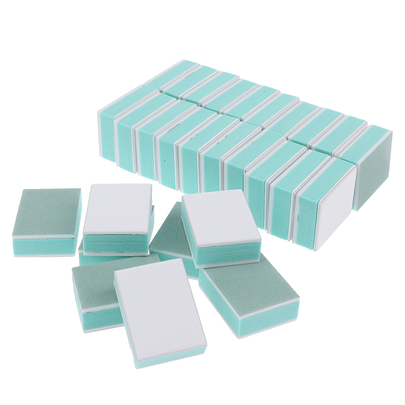 Nail Art Full Color - 50 Pcs/lot Mini Nail Buffer Block