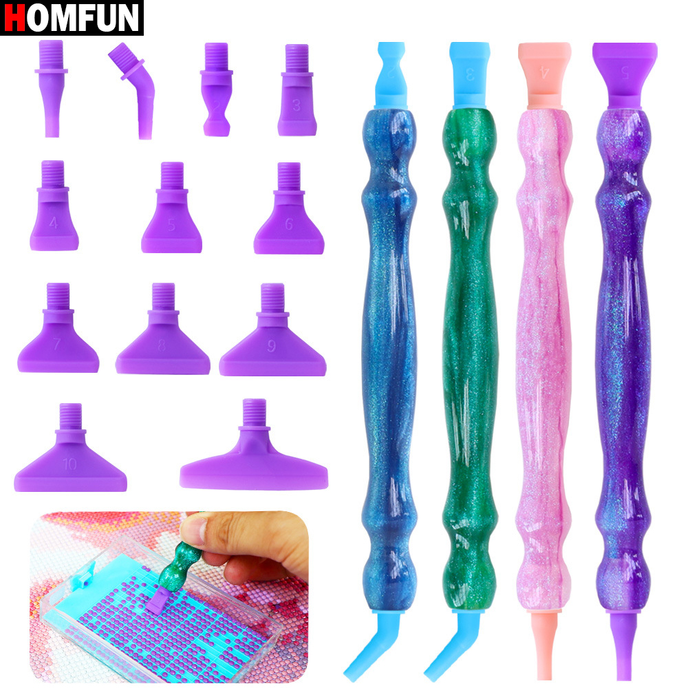 Nail Art Full Color - HOMFUN 5D Diamond Painting Pen Set