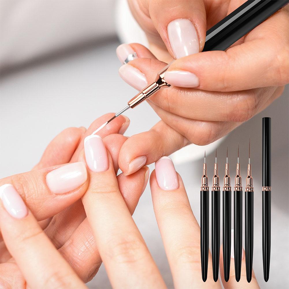 5PCS Nail Art Liner Brush Set  - Nail Gel Polish Set reseña y precio