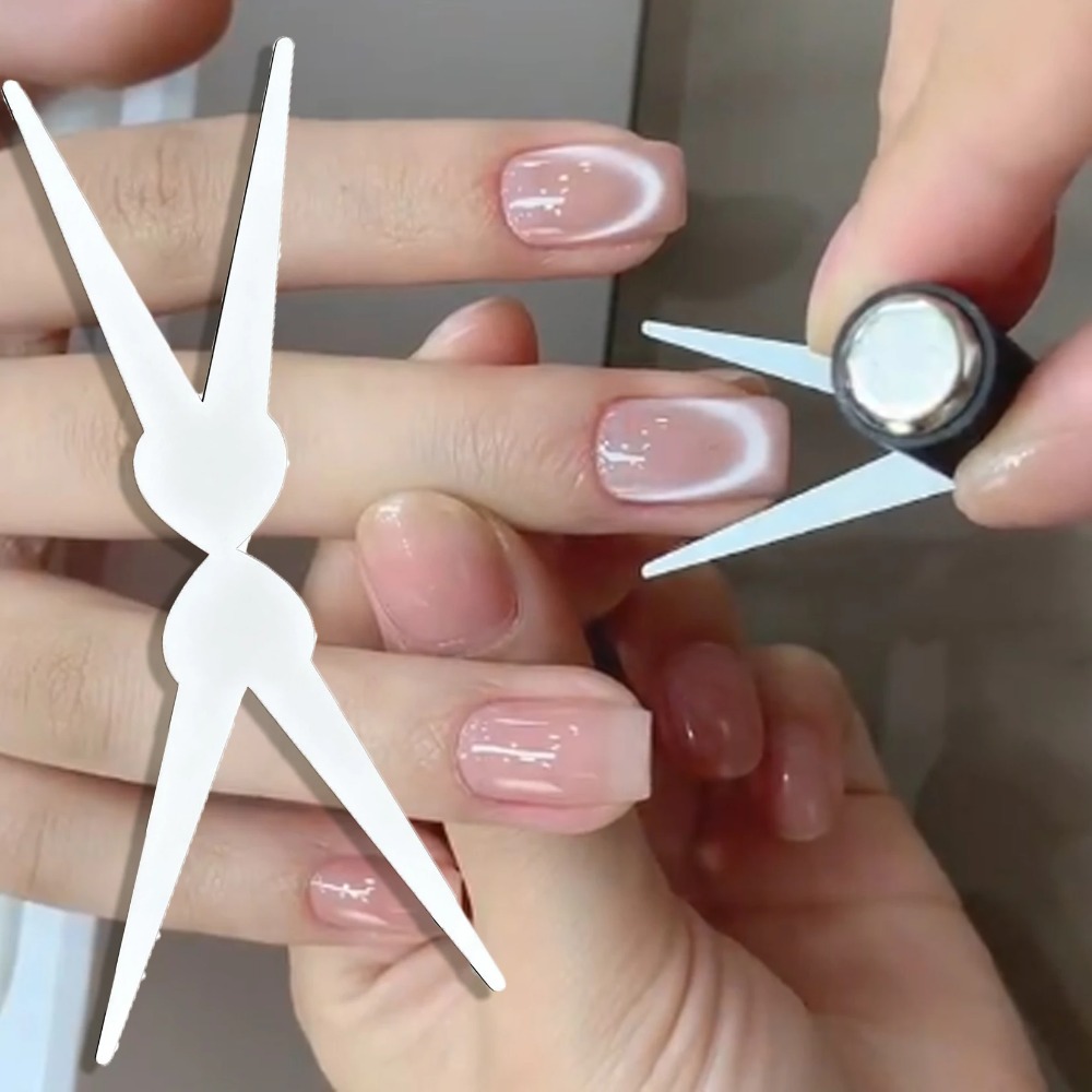 1/2Pcs Double-Head French Nail - Nail Art Full Color reseña y precio