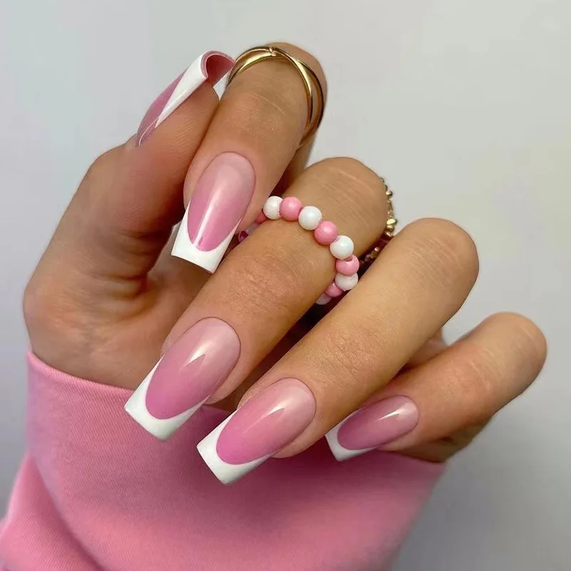 24Pcs/Set Solid Color Wearing  - Nail Art Full Color reseña y precio