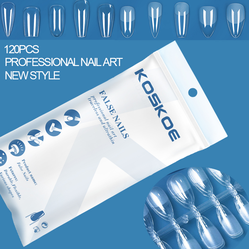 120pcs False Nails Press on Ac - Nail Art Xs reseña y precio