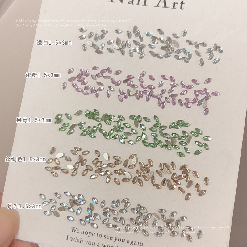 300/1440Pcs Mini flat back Mar - Nail Art Xs reseña y precio