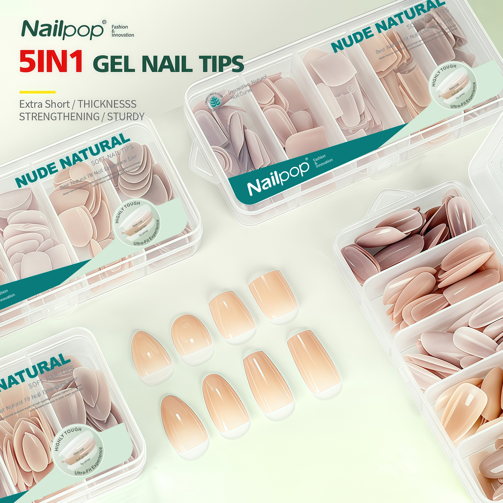 Nailpop Ultra Fit Press On Nai - Nail Art Xs reseña y precio