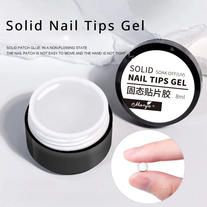 3pcs/set Solid Nail Tips Gel S - Nail Gel Polish Set reseña y precio
