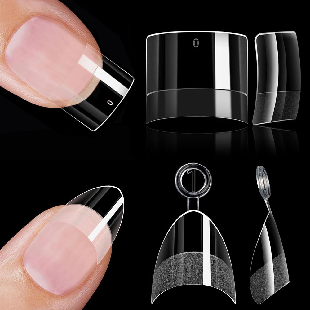 120/240pcs Extra Short Half Co - Nail Art Xs reseña y precio