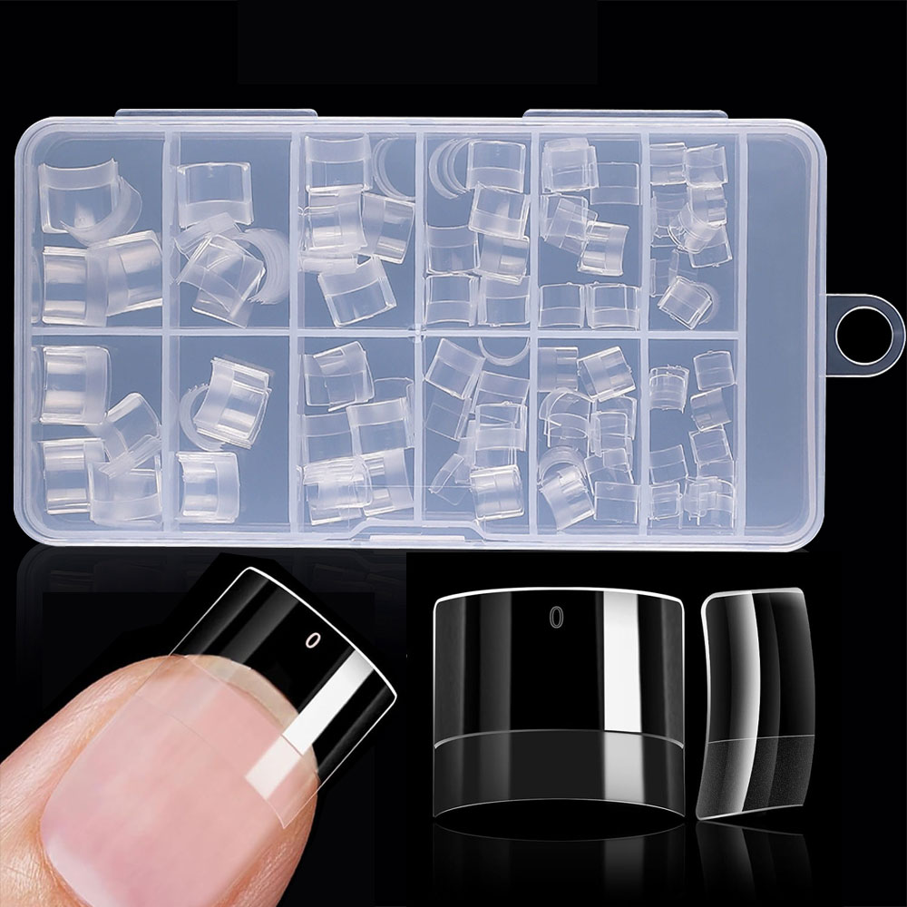 120/240pcs Extra Short Half Co - Nail Art Xs reseña y precio