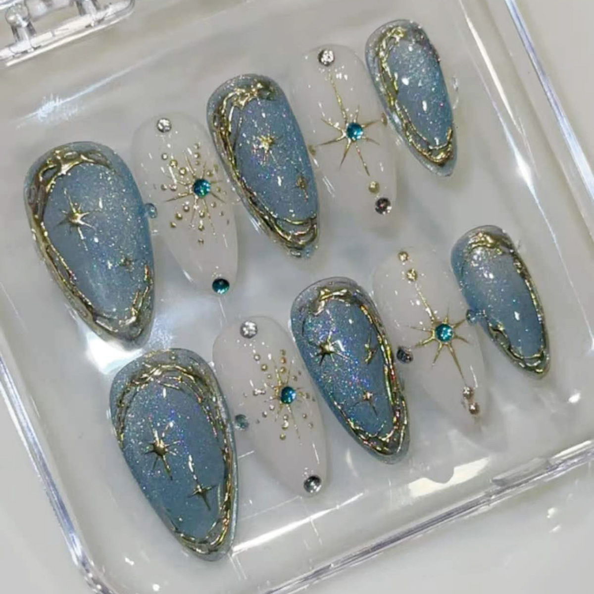 24pcs Gilded Starlight Stick o - Nail Art Gliter reseña y precio
