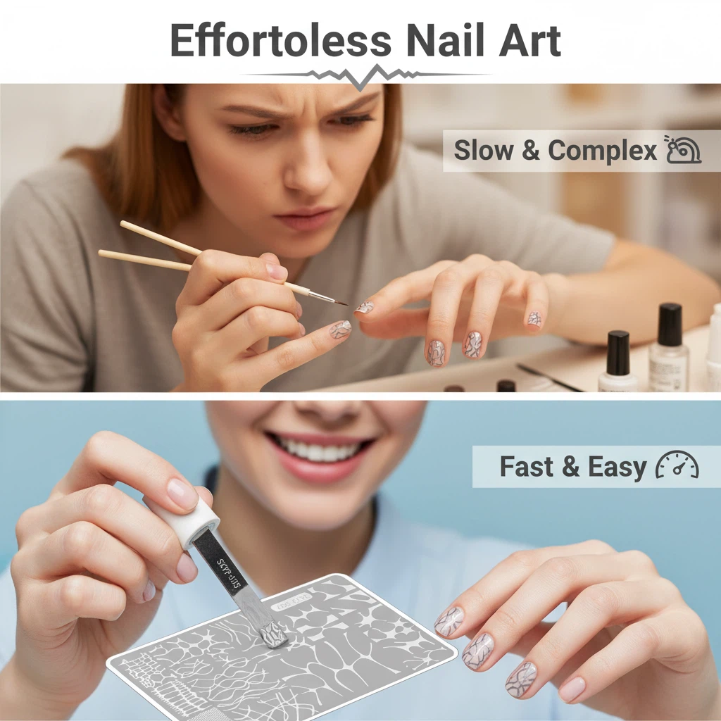Nail Stamping Plates Gothic St - Nail Art Gothic reseña y precio
