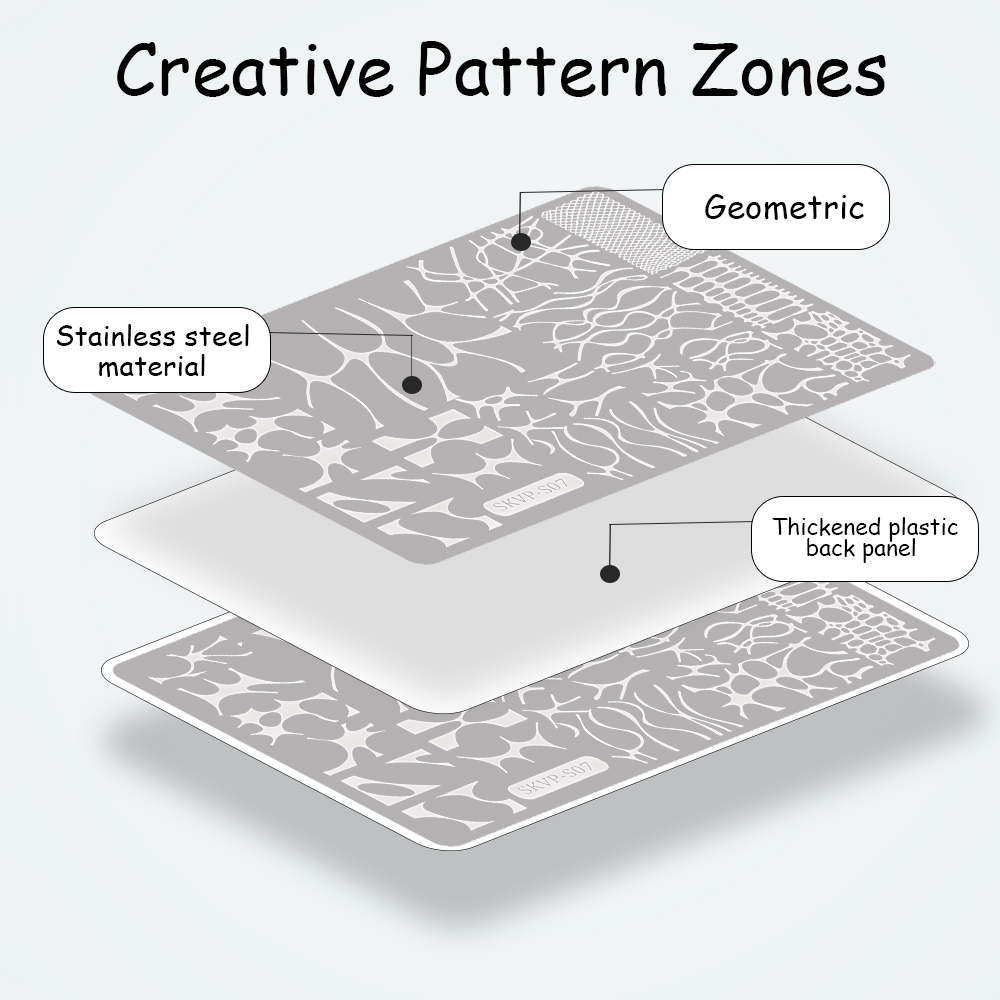 Nail Stamping Plates Gothic St - Nail Art Gothic reseña y precio