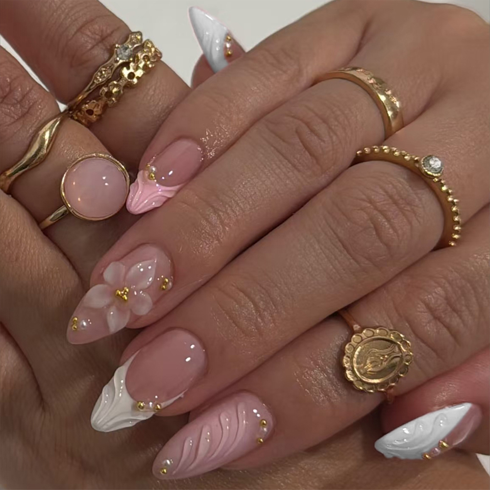 Elevate Your Style with, 24pcs - Nail Art Pink reseña y precio
