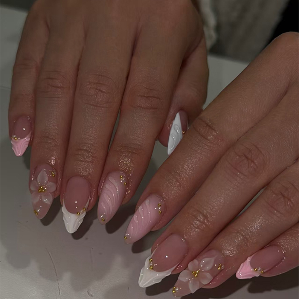 Elevate Your Style with, 24pcs - Nail Art Pink reseña y precio