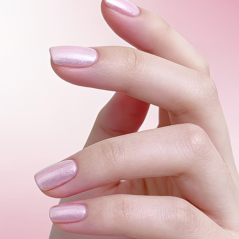 Pink Mother-Of-Pearl Enhancer  - Nail Art Natural Pink reseña y precio