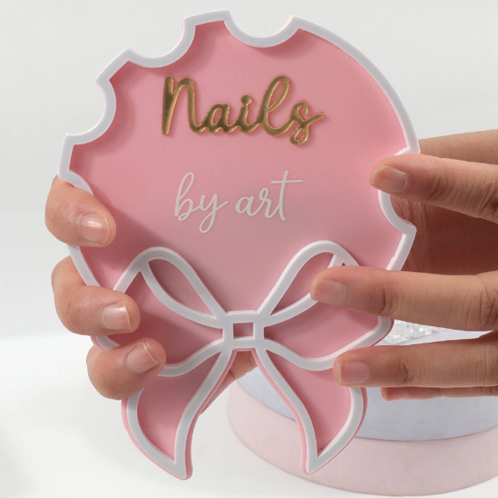 Nail Art Sign Pink Ribbon Bow  - Nail Art Pink reseña y precio