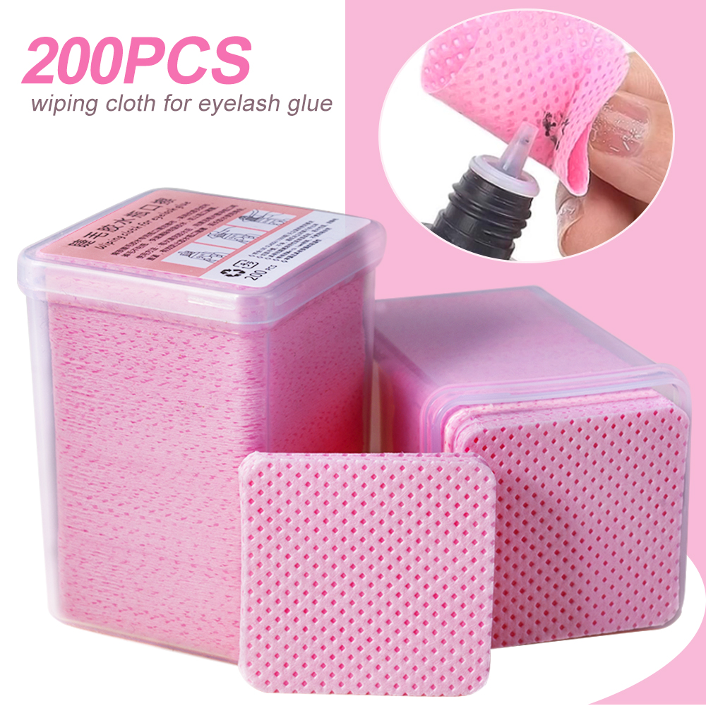 200Pcs Pink Lint-Free Nail Pol - Nail Art Pink reseña y precio