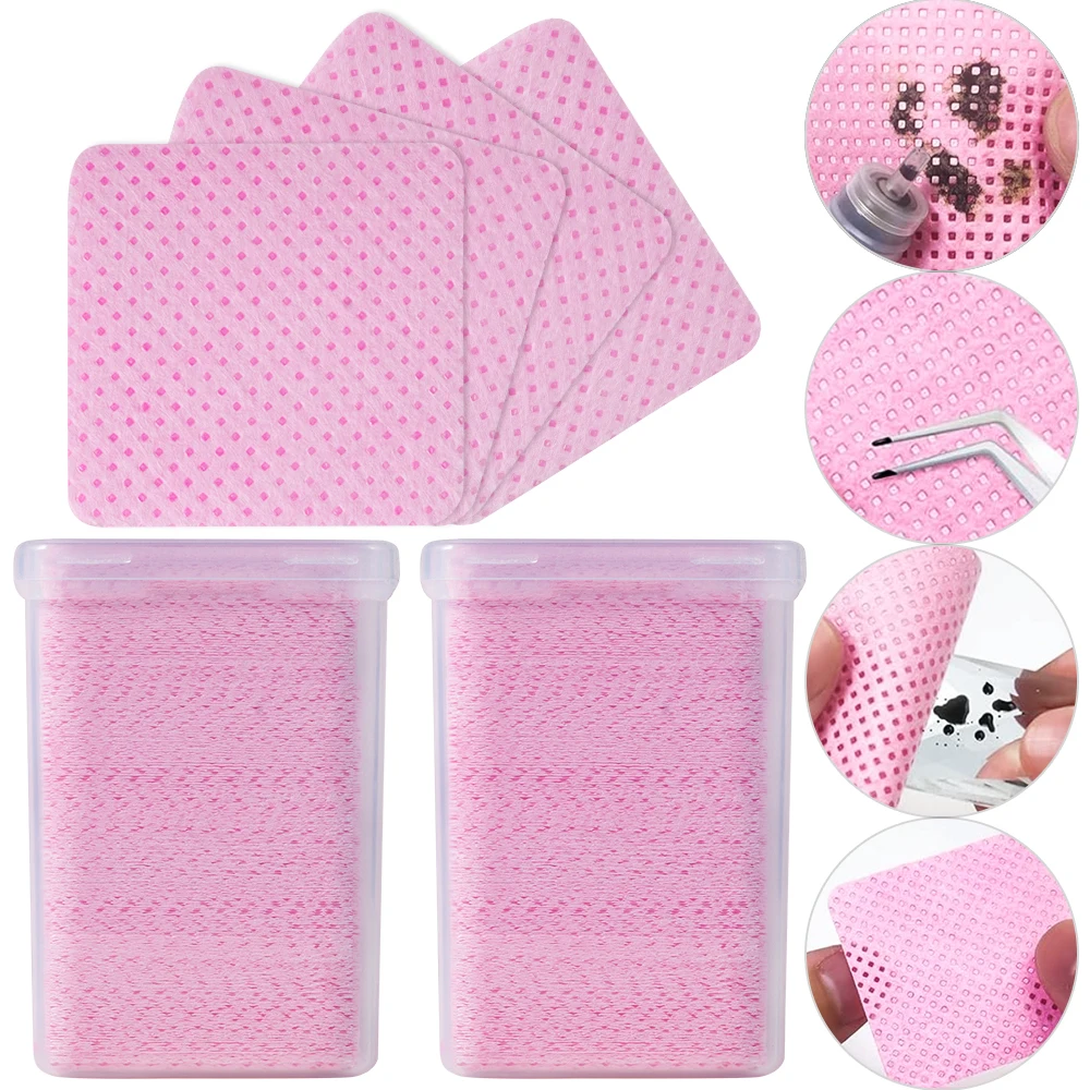 200Pcs Pink Lint-Free Nail Pol - Nail Art Pink reseña y precio