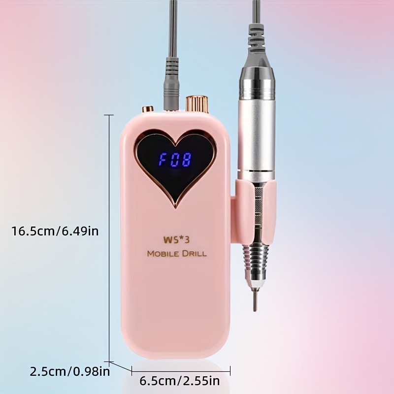 Portable Nail Drill Machine, C - Nail Drill Machine reseña y precio