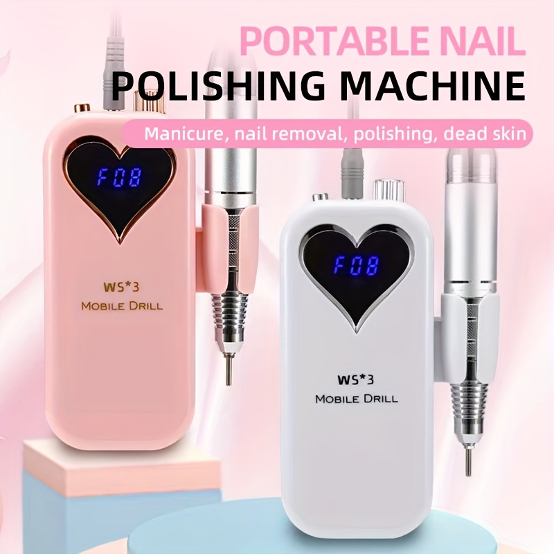 Portable Nail Drill Machine, C - Nail Drill Machine reseña y precio
