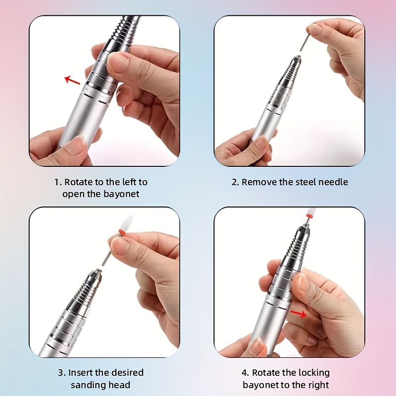 Portable Nail Drill Machine, C - Nail Drill Machine reseña y precio