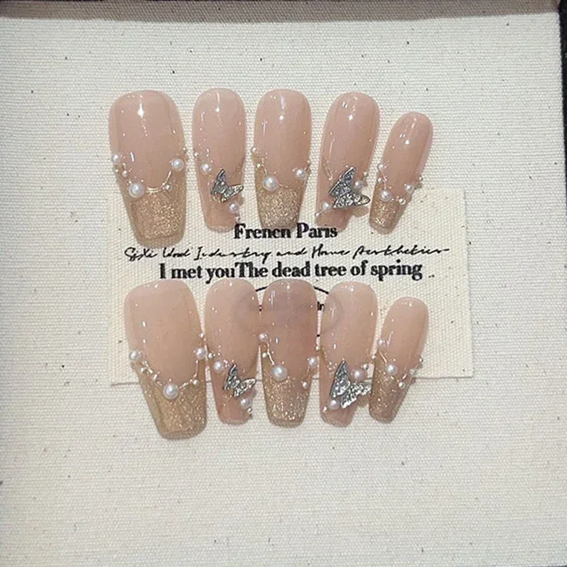 10pcs Cute Handmade Cat Eye Po - Nail Art Pink reseña y precio