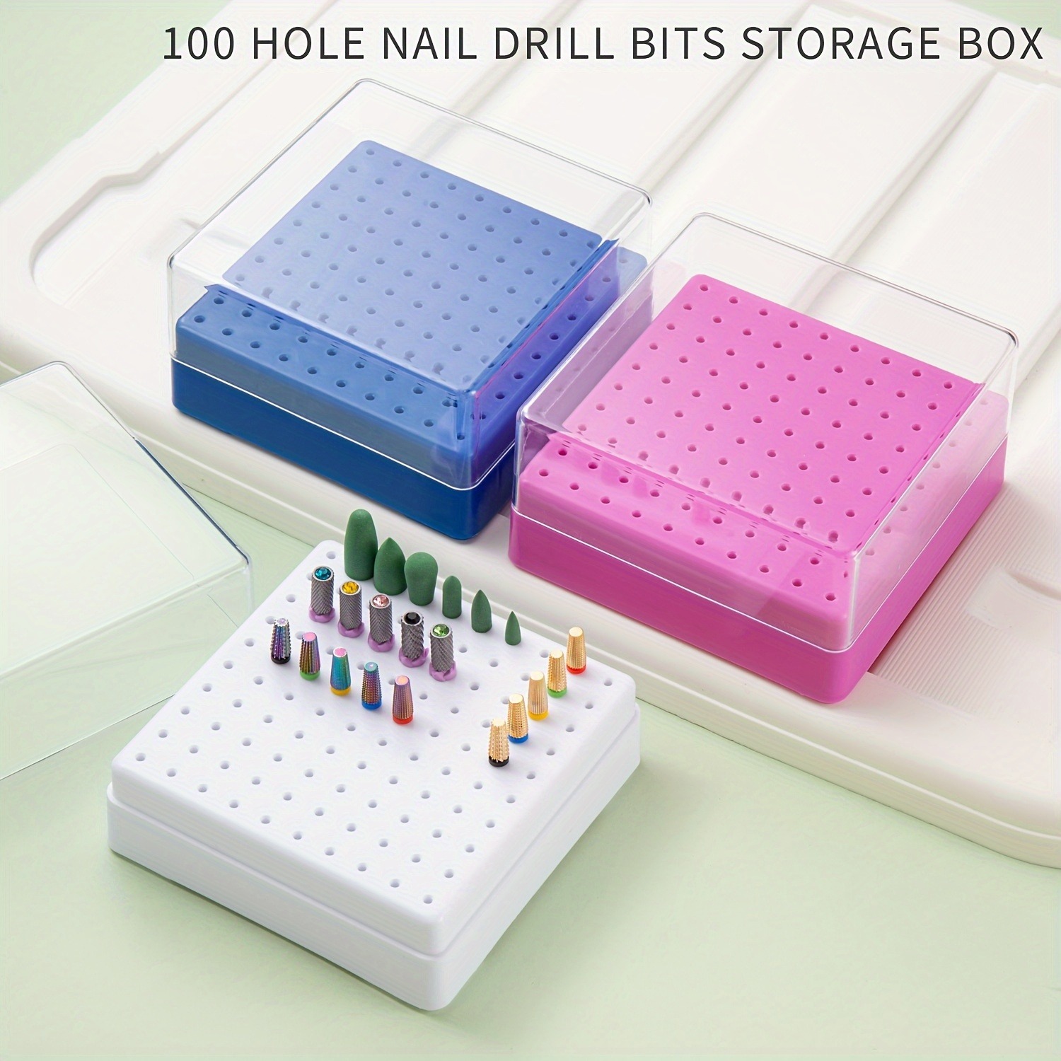30/100 Hole 1PC of Various Sty - Nail Drill Machine reseña y precio
