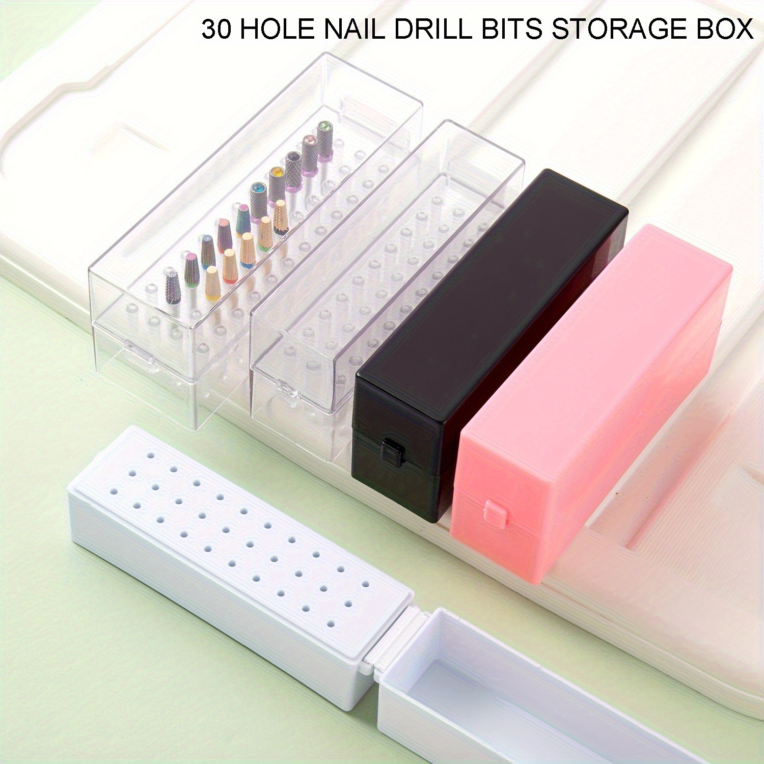 30/100 Hole 1PC of Various Sty - Nail Drill Machine reseña y precio