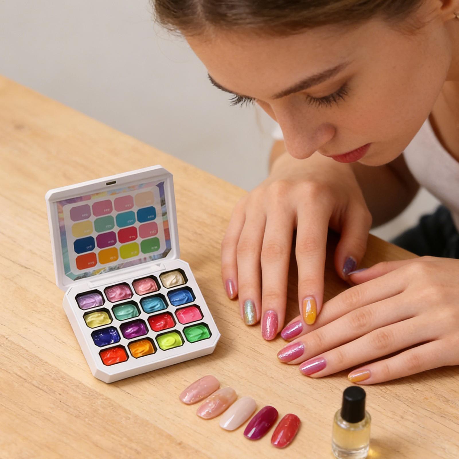 Gel Nail Polish Set 16 Colors  - Nail Gel Polish Set reseña y precio