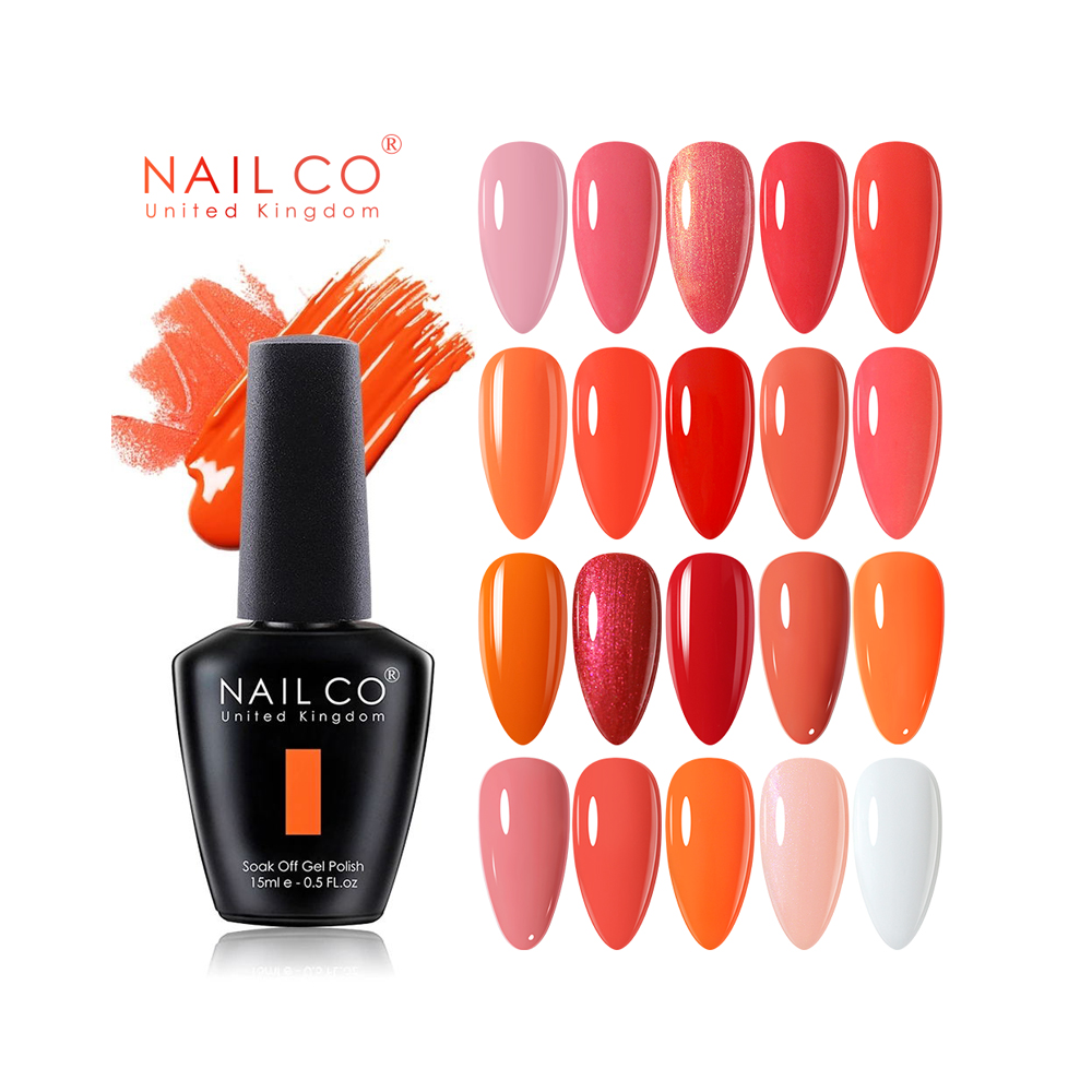 NAILCO 15ml Orange Red Pink Co - Nail Art Natural Pink reseña y precio