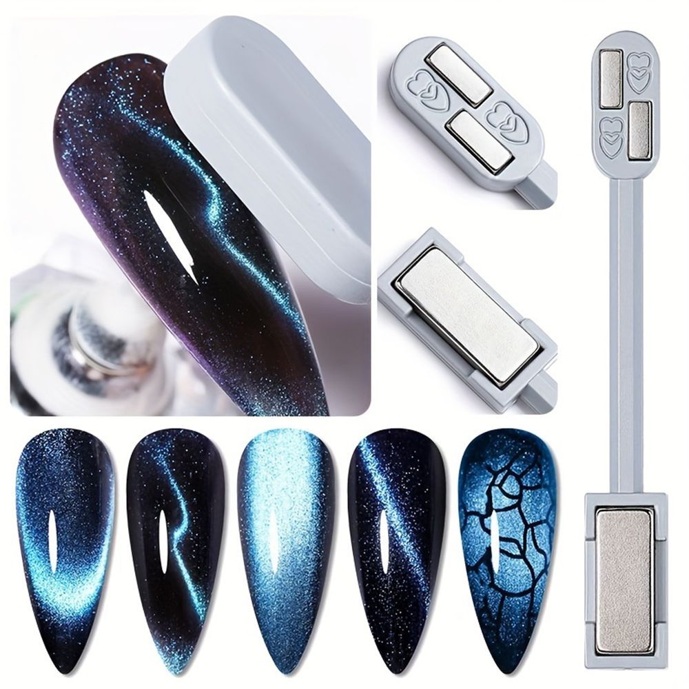 1/2Pcs Cat Eye Magnet Set for  - Nail Art Full Color reseña y precio