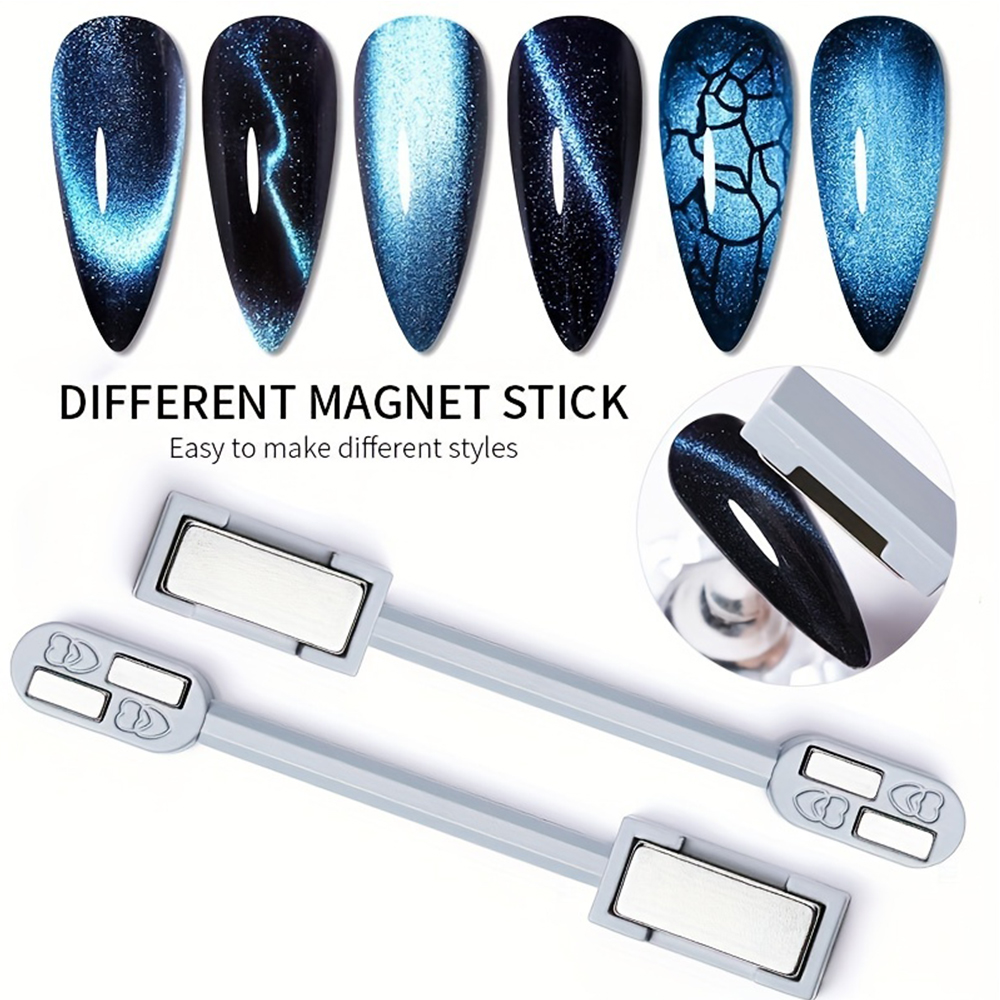 1/2Pcs Cat Eye Magnet Set for  - Nail Art Full Color reseña y precio
