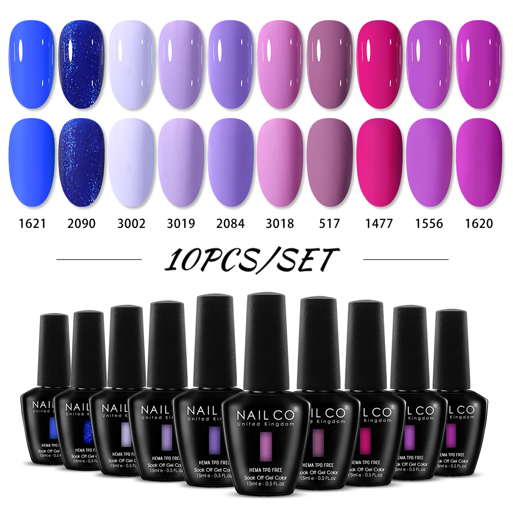 NAILCO 15ml 10pcs/Set HEMA TPO - Nail Art Natural Pink reseña y precio