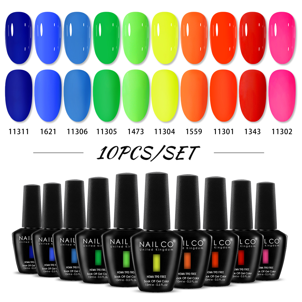 NAILCO 15ml 10pcs/Set HEMA TPO - Nail Art Natural Pink reseña y precio