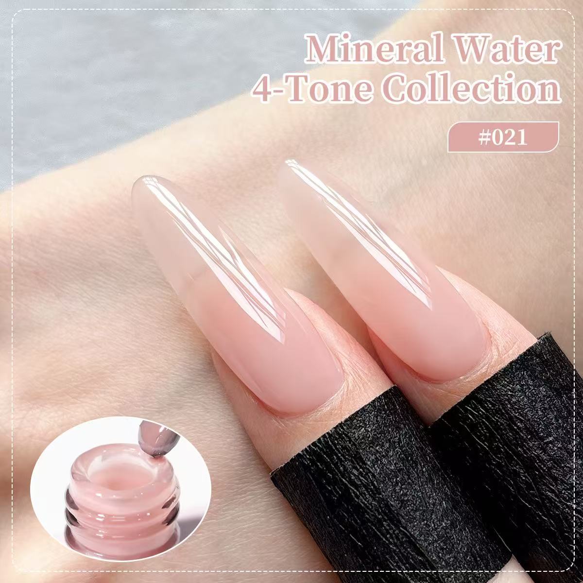 XEIJAYI 4 Colors Jelly Gel Nai - Nail Art Natural Pink reseña y precio