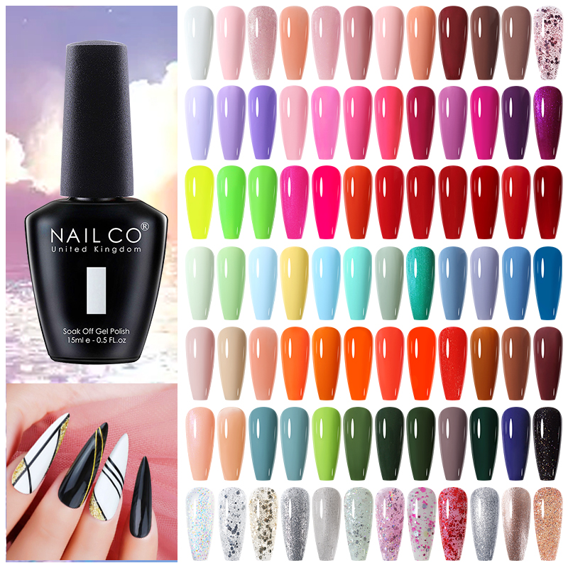 NAILCO 8Pcs/Set 15ML Gel DIY N - Nail Art Full Color reseña y precio