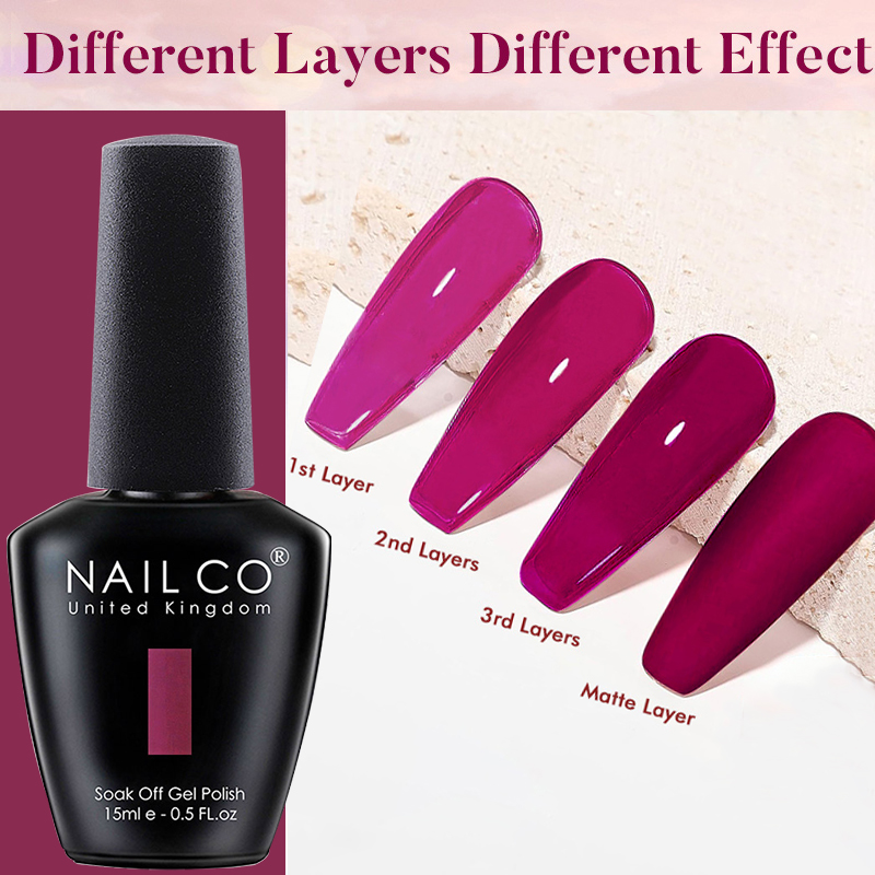 NAILCO 8Pcs/Set 15ML Gel DIY N - Nail Art Full Color reseña y precio