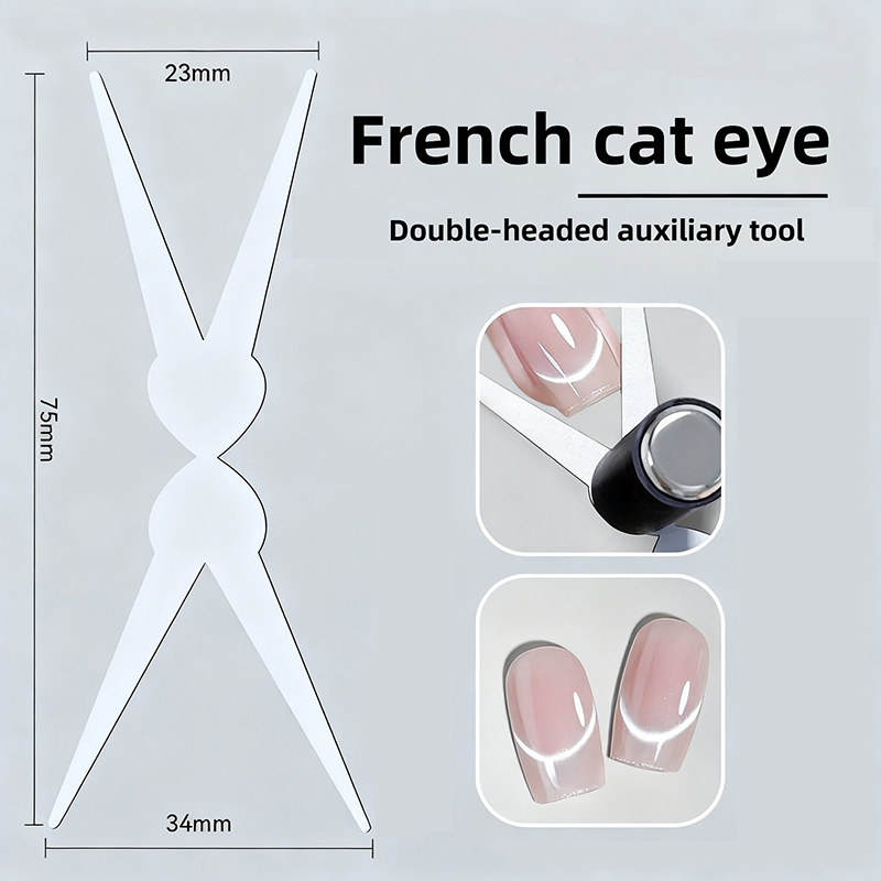 French Cat Eye Nail Magnet Dou - Nail Gel Polish Set reseña y precio