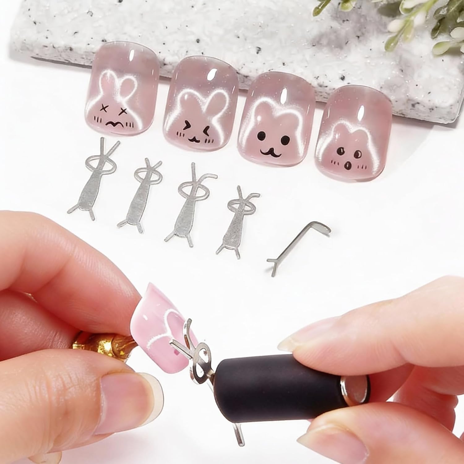 10Pcs Cat Eye Nail Magnet Set  - Nail Art Full Color reseña y precio