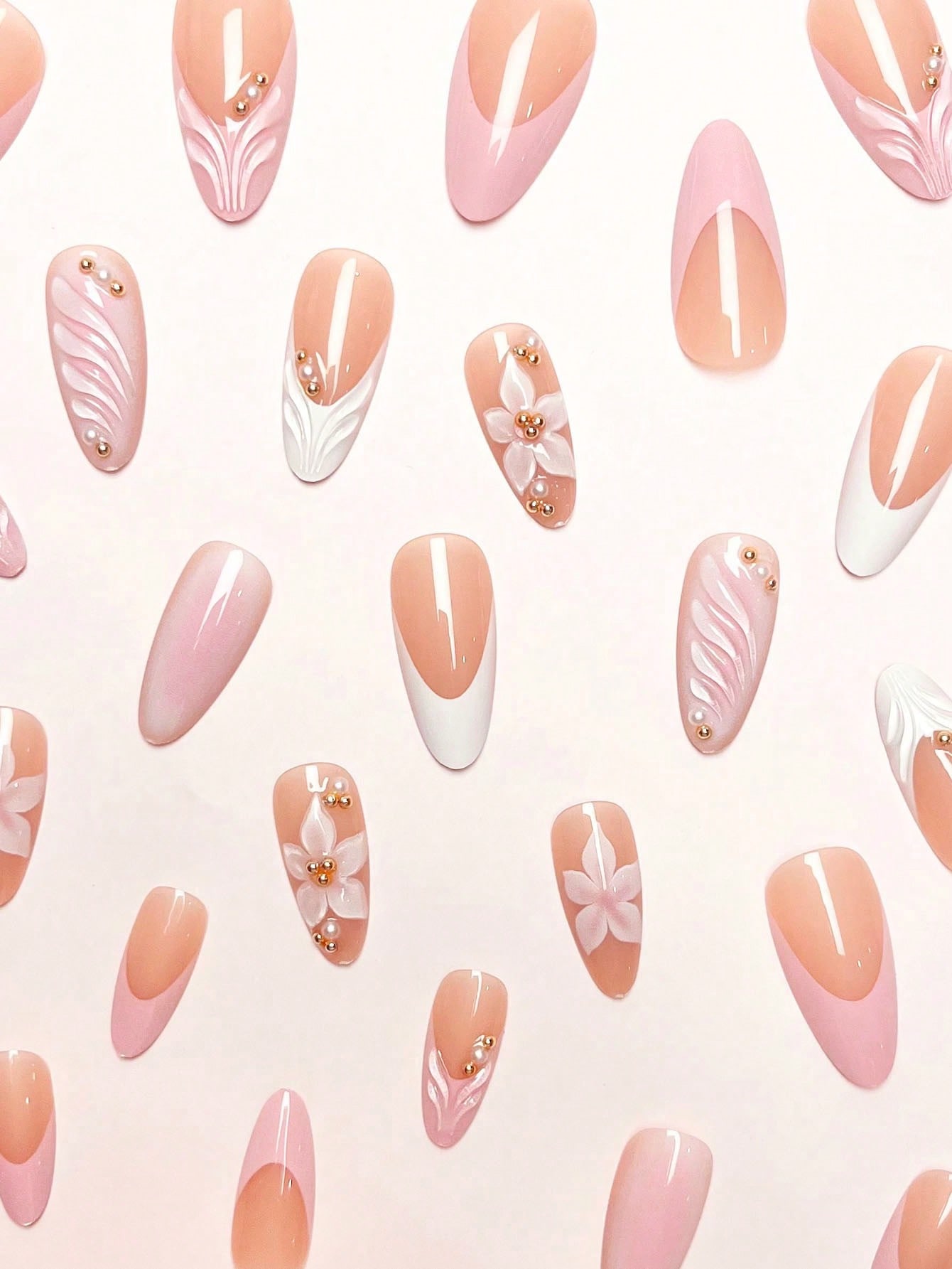 24pcs/Set Elegant Gradient Pin - Nail Gel Polish Set reseña y precio