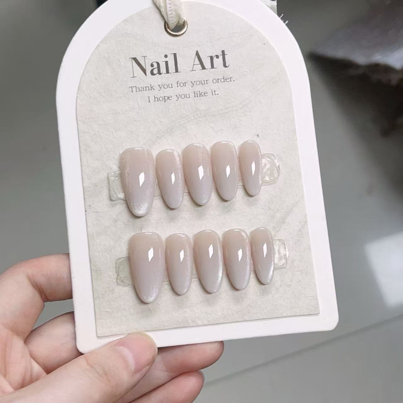 10pcs Solid Color Handmade Pre - Nail Art Full Color reseña y precio