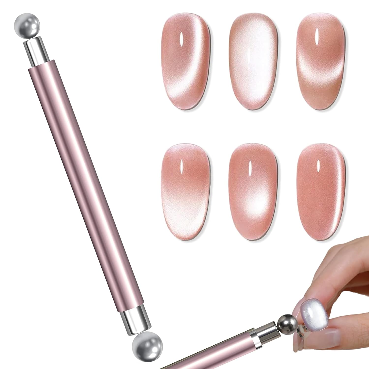 Cat Eye Magnetic Ball With Nai - Nail Gel Polish Set reseña y precio