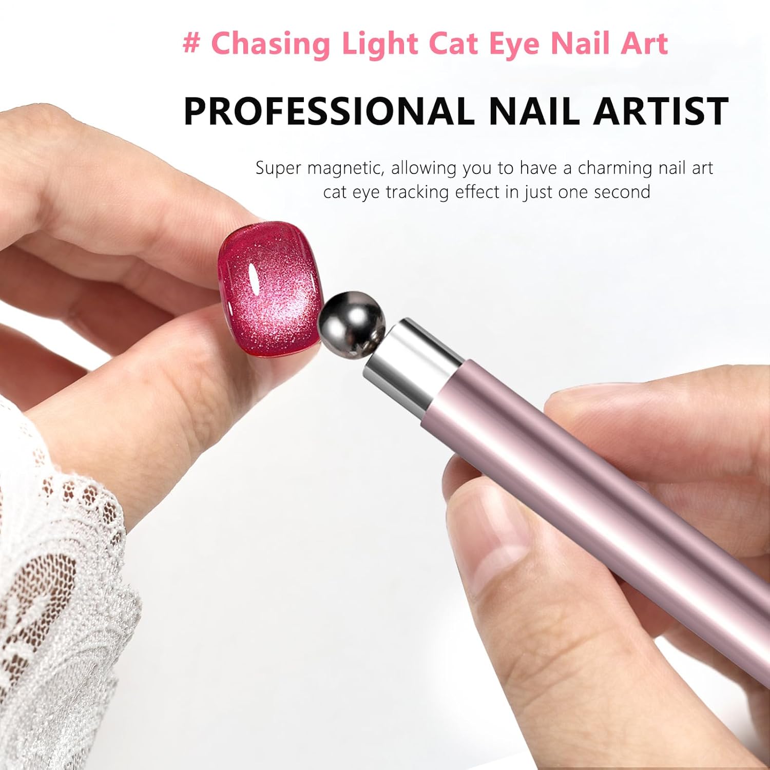 Cat Eye Magnetic Ball With Nai - Nail Gel Polish Set reseña y precio