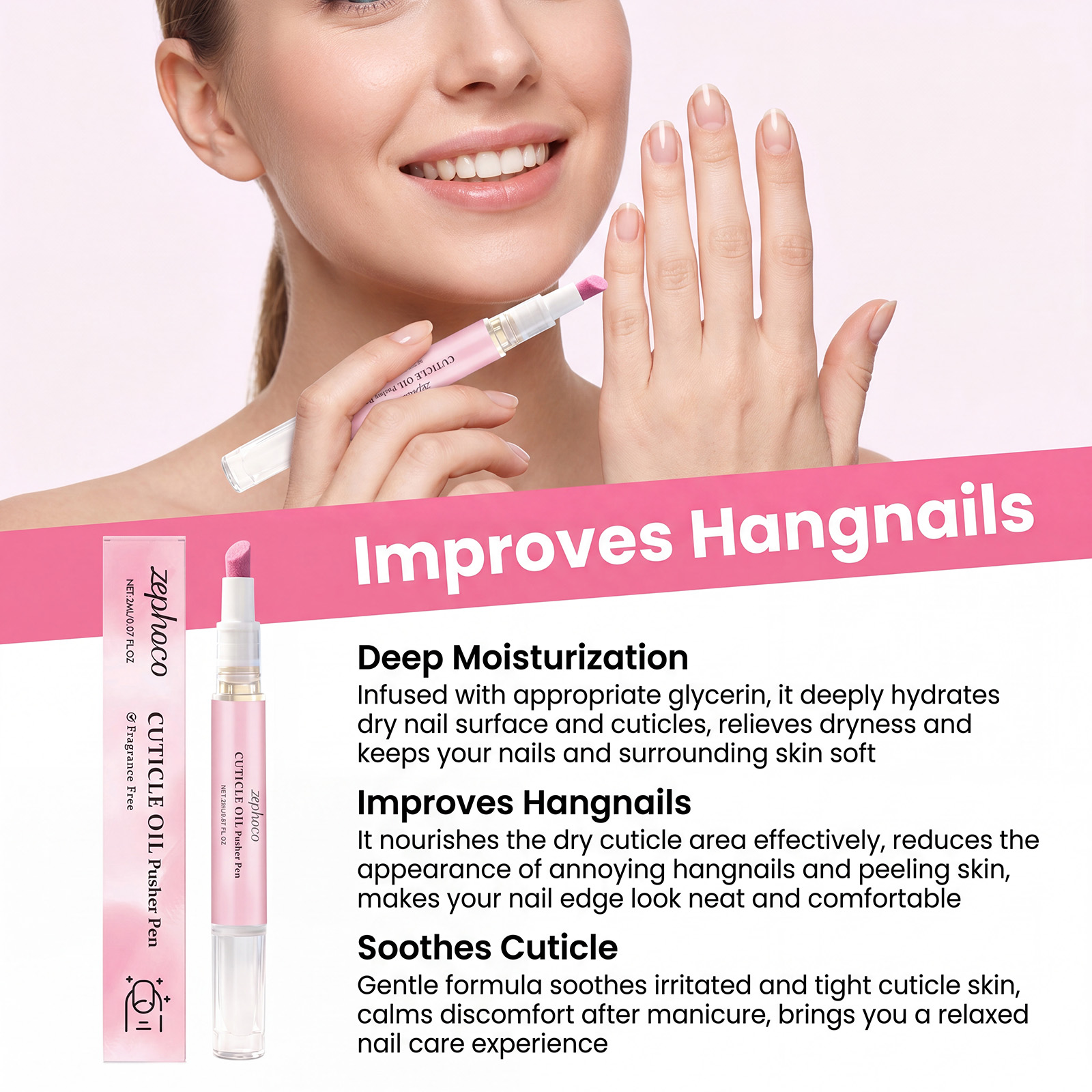 Cuticle Oil Pusher Pen Fragran - Cuticle Oil Pen reseña y precio