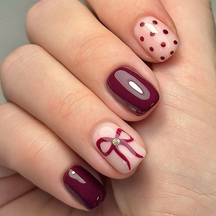 Short Square Press On Nails Gl - Nail Art Gliter reseña y precio