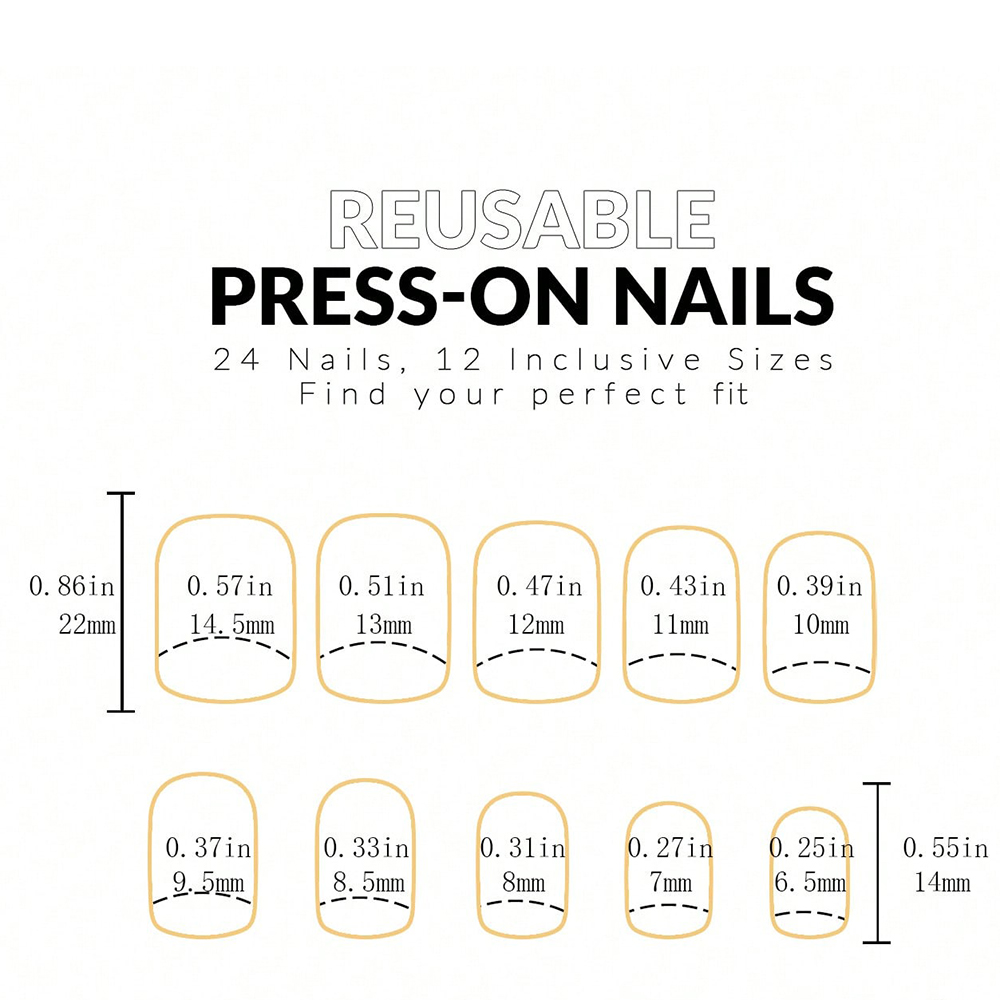 ARTAUG 24pcs Medium Press On N - Nail Art Pink reseña y precio