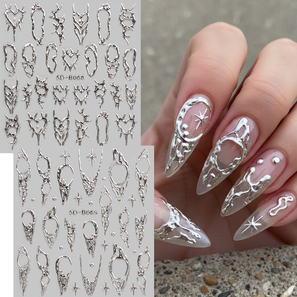 2pcs Vintage Thorns Y2K Nail A - Nail Art Gothic reseña y precio