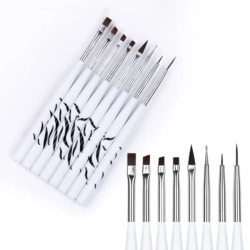 Nail Art Brush Ombre Brushes U - Nail Gel Polish Set reseña y precio