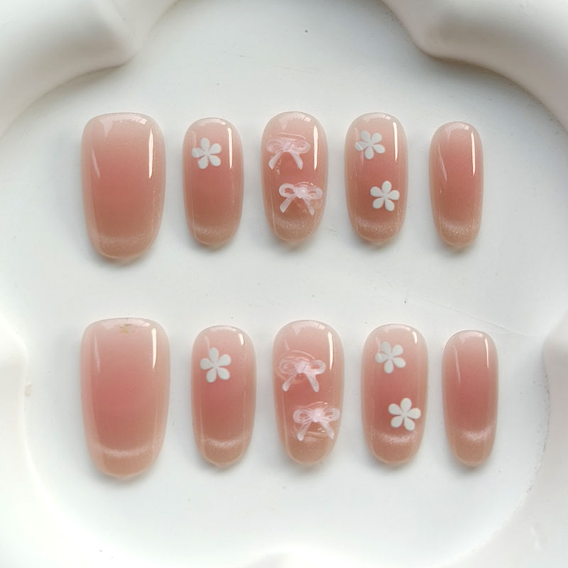 10Pcs Teenage Girl Fashion Cut - Nail Art Pink reseña y precio