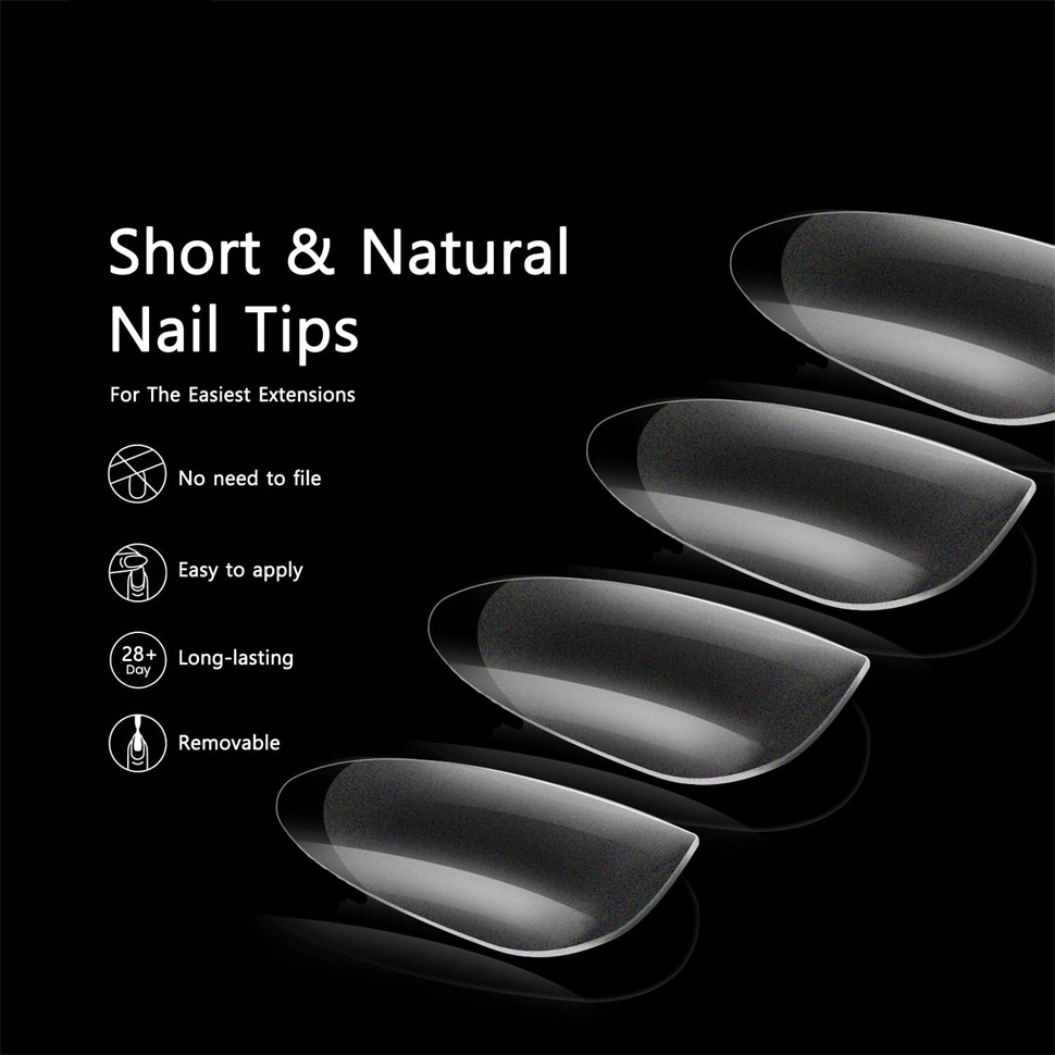 600 PCS Soft Gel X Nail Tips S - Nail Art Xs reseña y precio