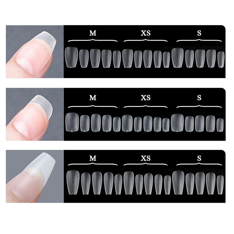 1Bag Matte Press On Nail Tips  - Nail Art Xs reseña y precio