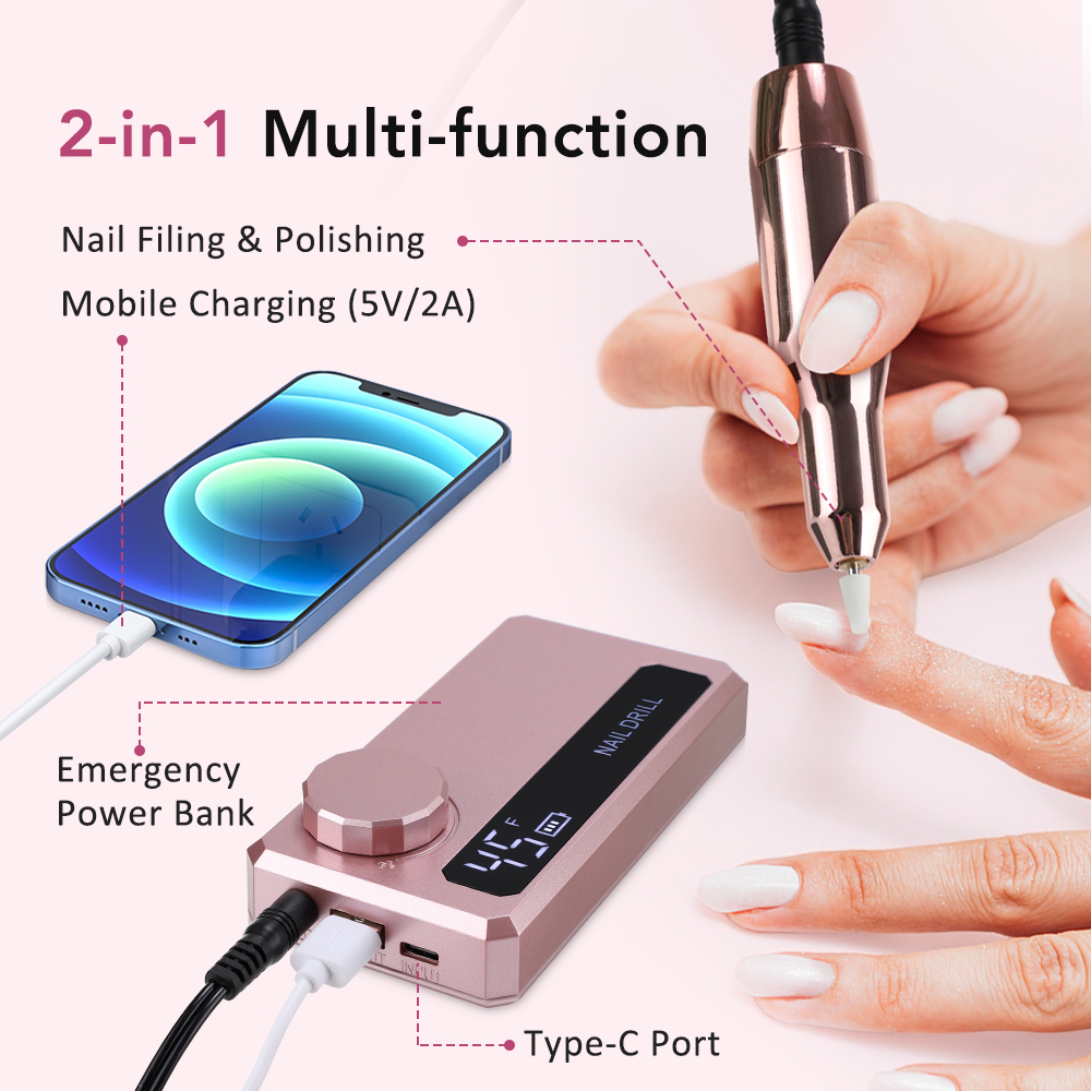 Electric Nail Drill Machine 45 - Nail Drill Machine reseña y precio